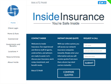 Tablet Screenshot of insideinsurance.net